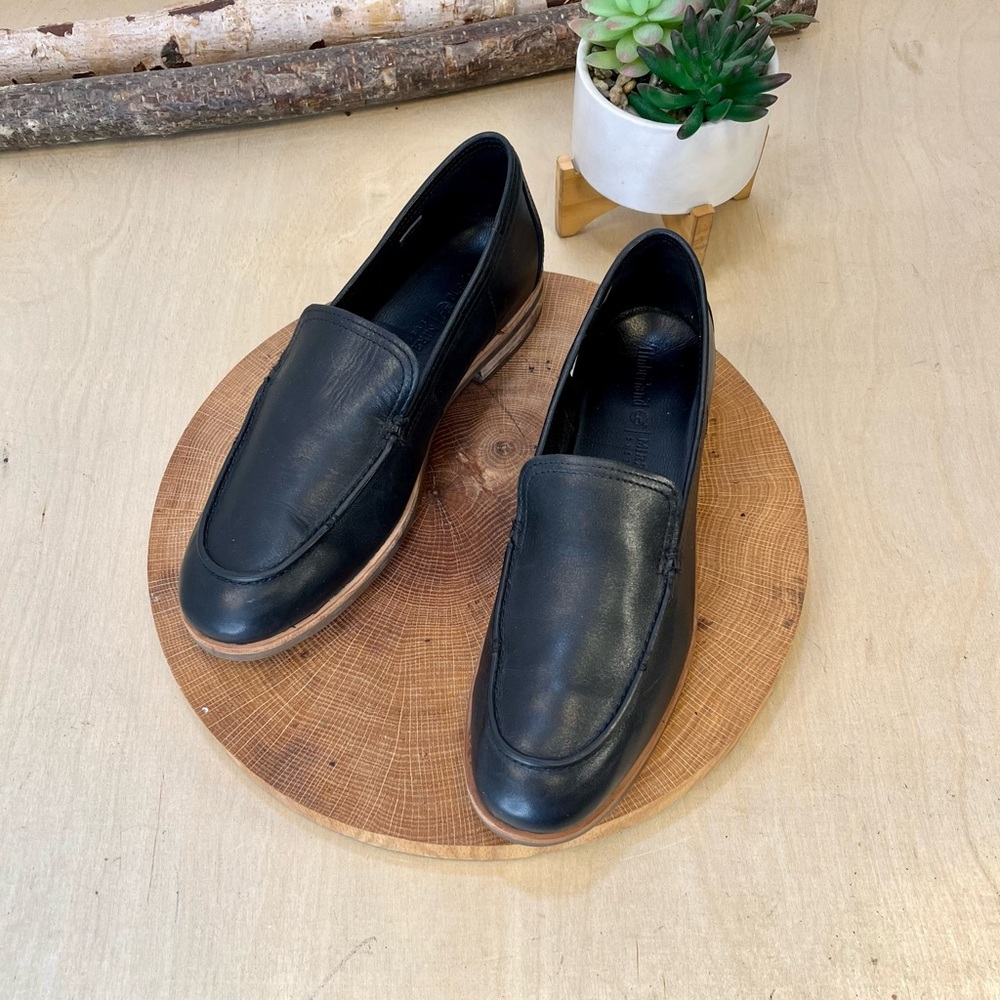Timberland | Canery Women's Loafers A1960 Black Leather Size 8